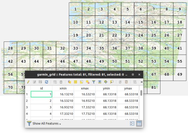 Sample image of the elevation model