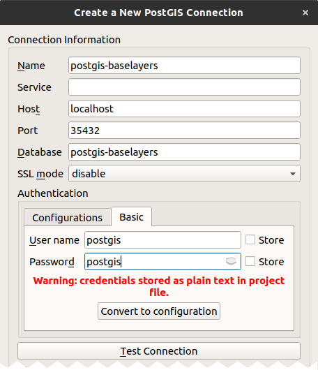 QGIS Connection